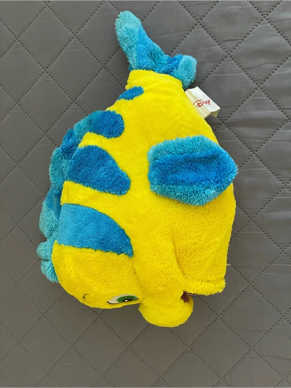 Disney Yellow and Blue Plush Fish Character Toy (Good)